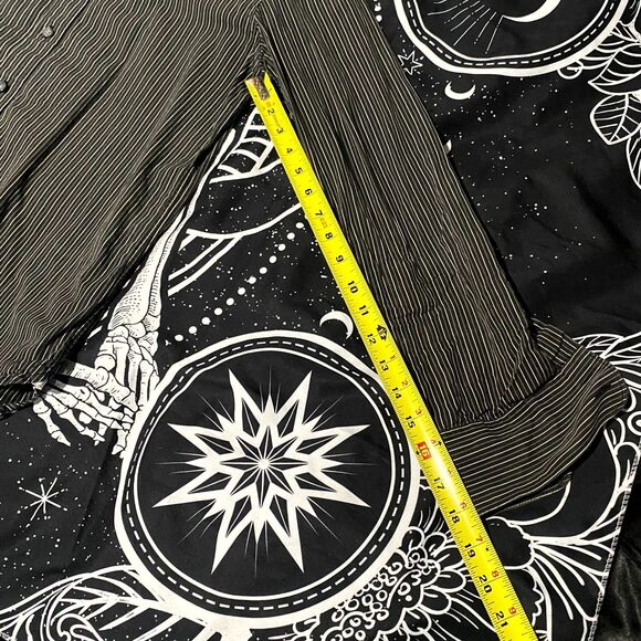 Vintage American Eagle Outfitters Button Up Shirt Men's M Black Preppy Business - Picture 7 of 7